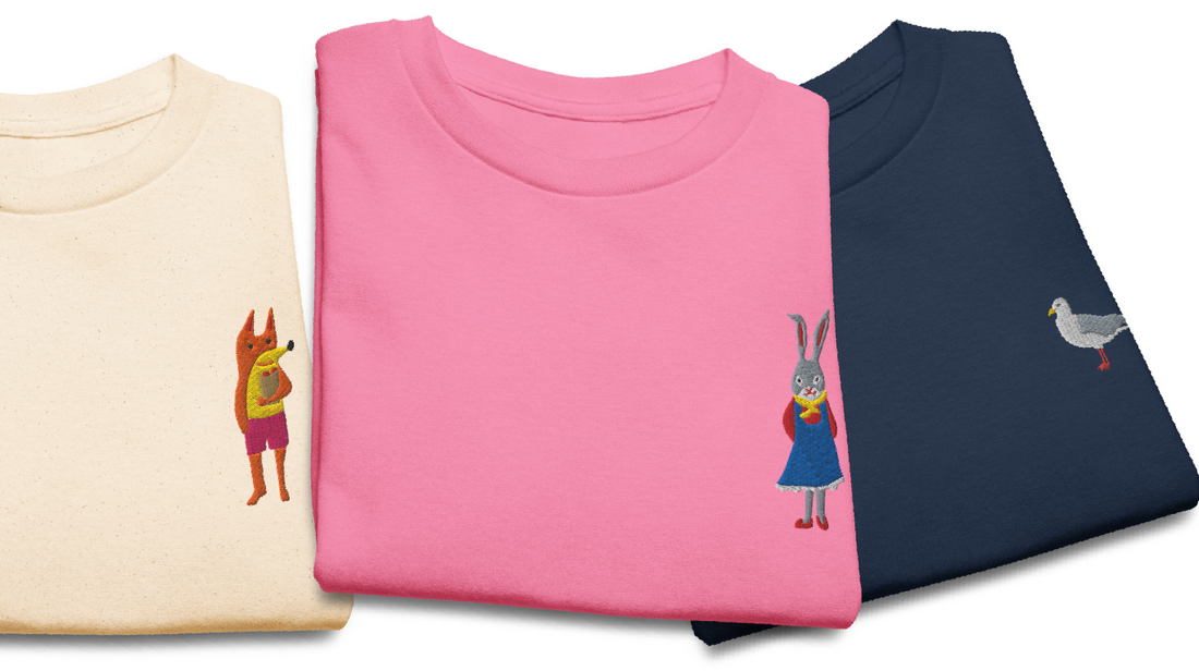 100% Cotton Embroidered Kids T-Shirts – Perfect for Summer & Matching Outfits