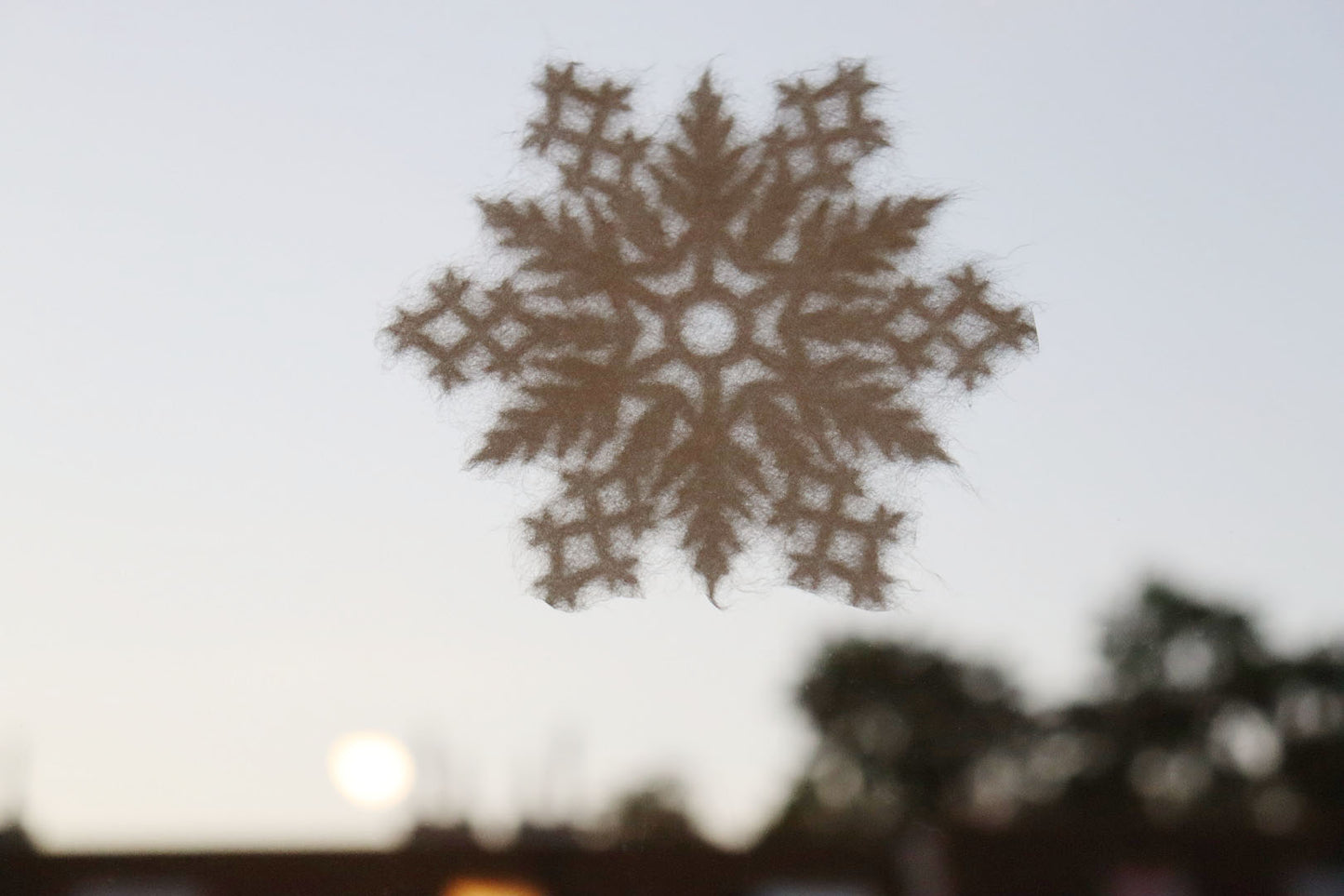 Mino on Glass / Set of 3 snowflakes