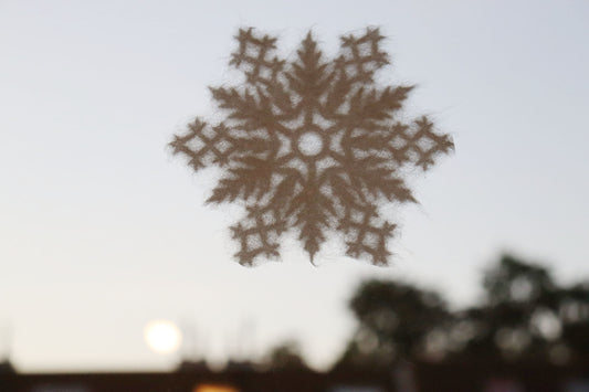 Mino on Glass / Set of 3 snowflakes