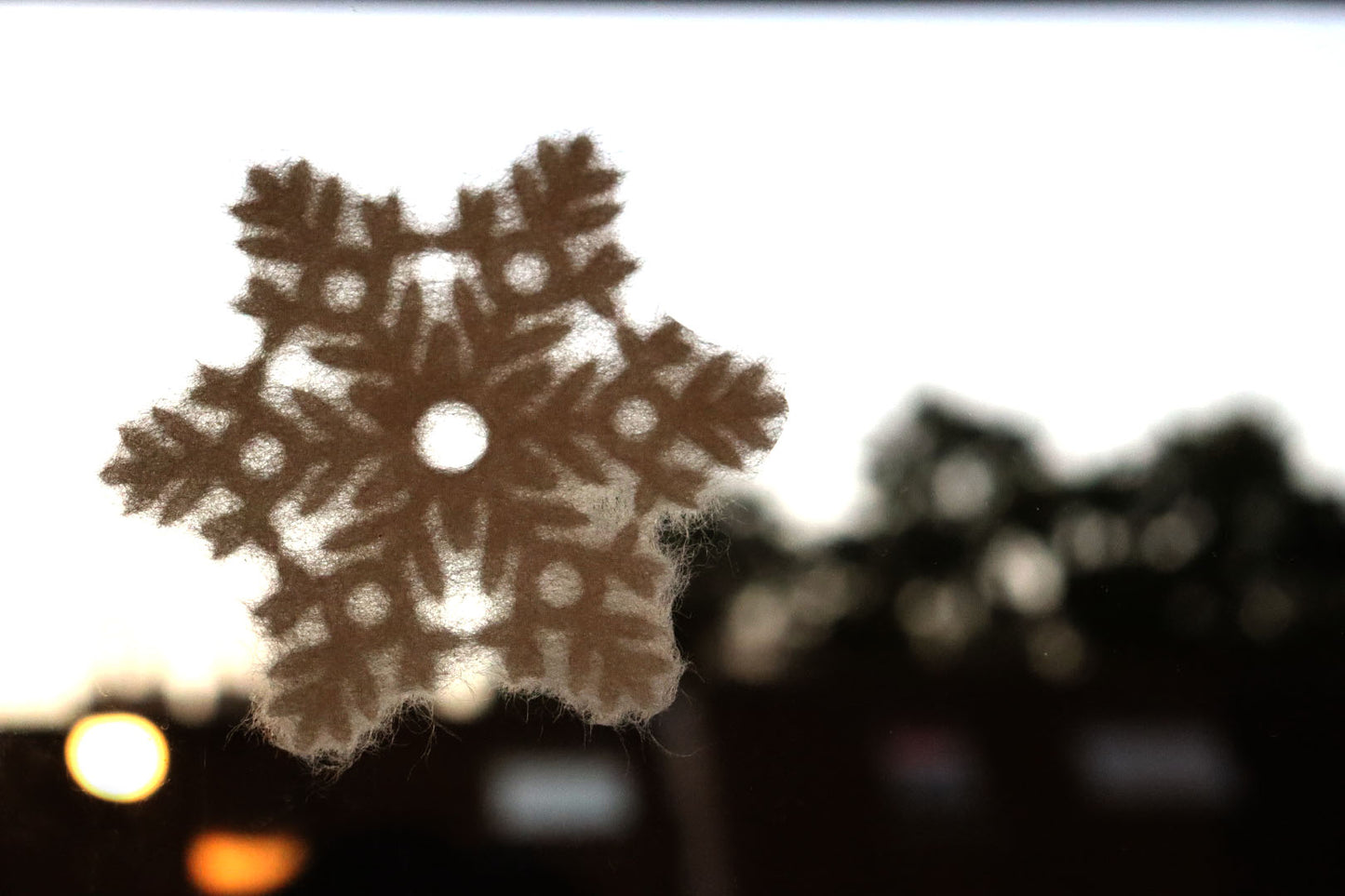 Mino on Glass / Set of 3 snowflakes