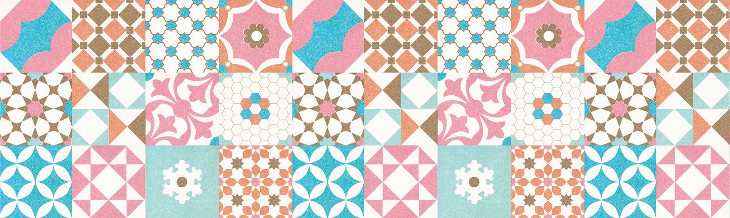 mt CASA FLEECE / tile pattern