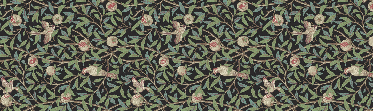 mt CASA FLEECE / Morris & Co. Bird Pomegranate