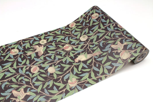 mt CASA FLEECE / Morris & Co. Bird Pomegranate