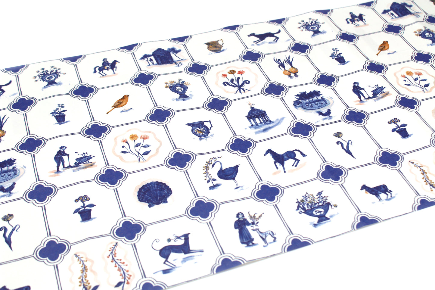 CASA Remake Sheet Polly Fern /Polly Fern Blue Tile