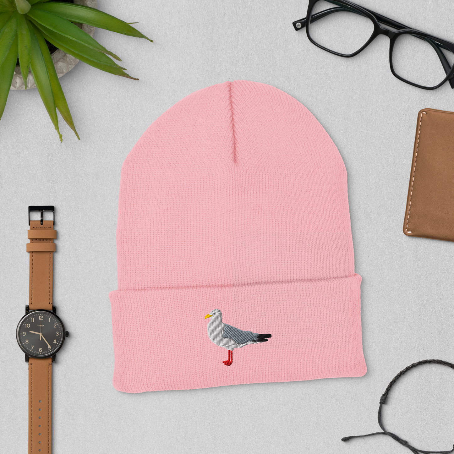 Cuffed Beanie /seagull