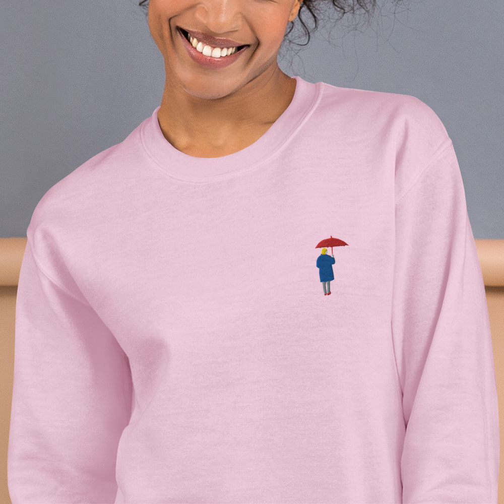 Unisex Sweatshirt / Red Umbrella