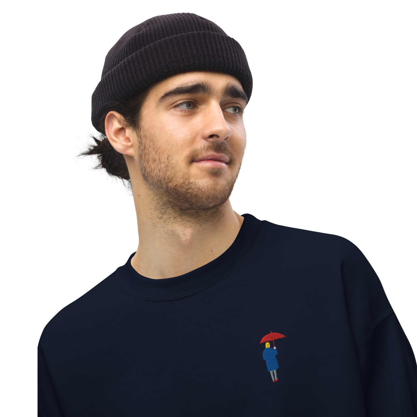 Unisex Sweatshirt / Red Umbrella