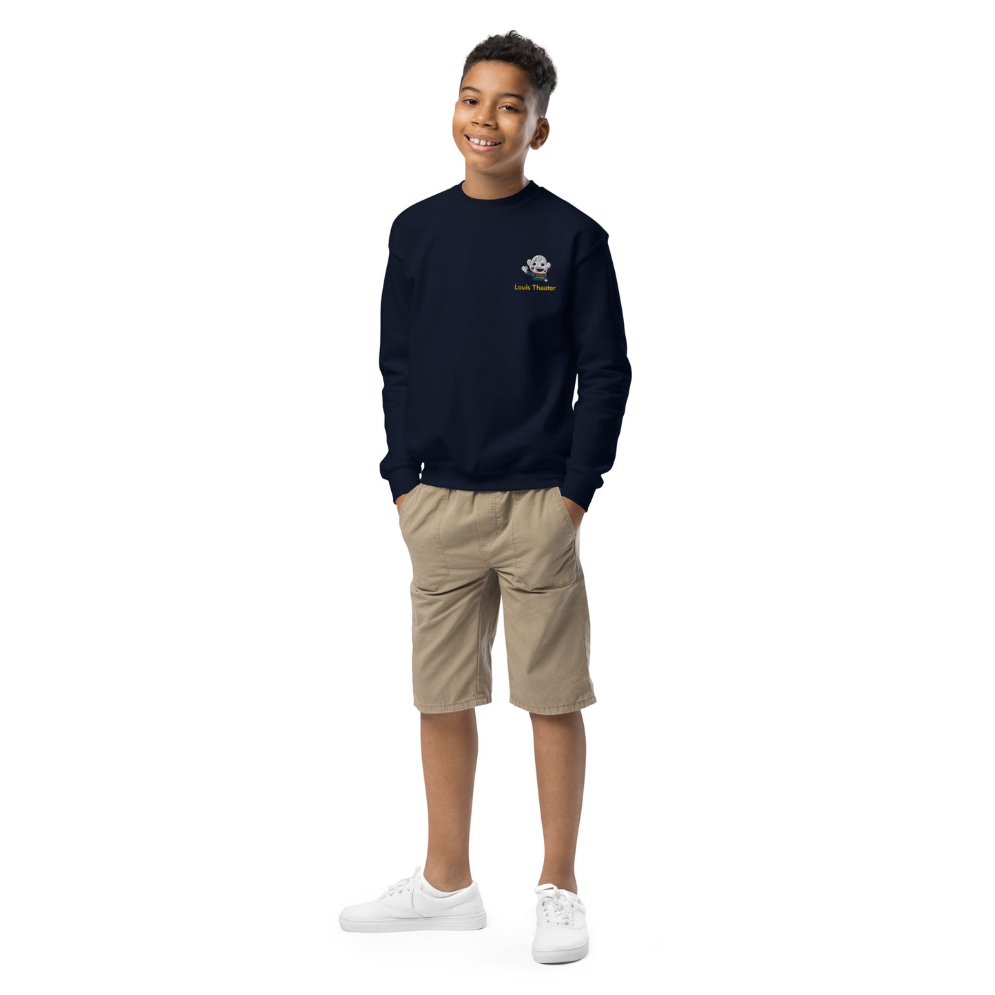 Youth crewneck sweatshirt / Louis Theater(Kaori)
